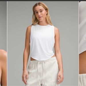 Lululemon Soft-Knit Crewneck Cropped Tank Top